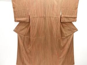 縞模様小紋着物